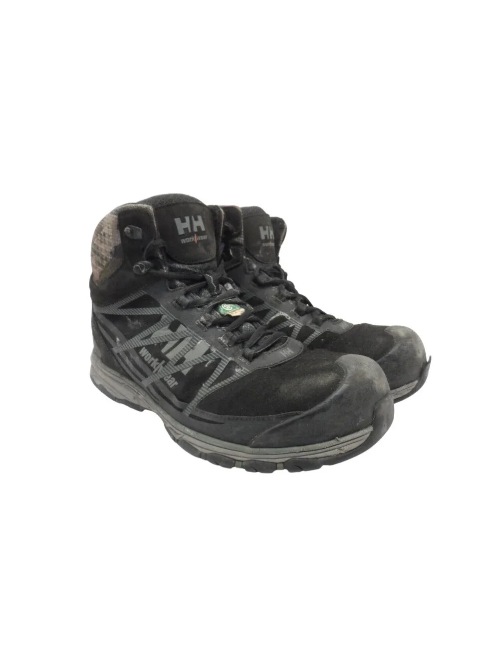 HELLY HANSEN Men's Alum Toe CP Mid-Cut Work Boots HHS191010 Black/Camo Size 11M